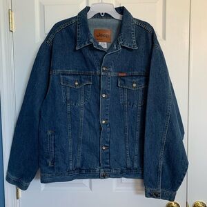 Jeep Men's Dark Blue Denim Jacket